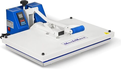 MechMaxx 16"x24" (40x60cm) Manual Heat Press 110V 1.87HP/1400W - Teflon-Coated Aluminum Heating Plate, Iron Worktable, High Pressure for Heat Transfer,MS1624-I in Kuwait