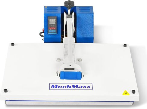 MechMaxx 16"x24" (40x60cm) Manual Heat Press 110V 1.87HP/1400W - Teflon-Coated Aluminum Heating Plate, Iron Worktable, High Pressure for Heat Transfer,MS1624-I in Kuwait