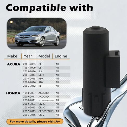 مستشعر درجة حرارة الهواء المحيط مع موصل سلك ضفيرة متوافق مع Honda Civic CR-V CRV 2006-2013 06 07 08 09 10 11 12 13 يستبدل # 80525S30941 80530S30941 5S8854 SU7347 SU10316 in Kuwait