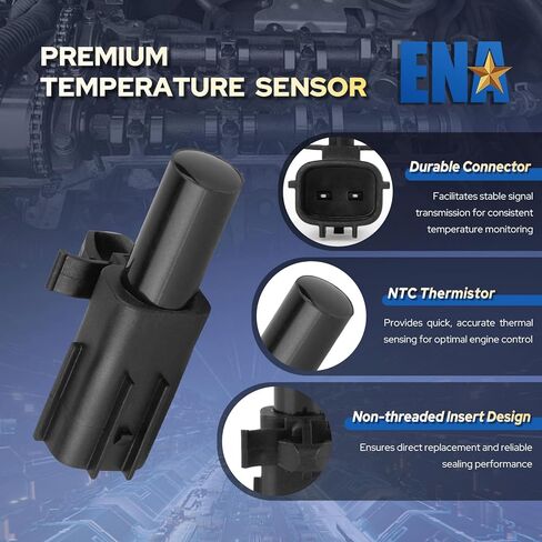 ENA Ambient Air Temperature Sensor Compatible with Mazda Scion Toyota CX5 3 6 CX7 5 Yaris iA Millenia 929 1.5L 2.0L 2.2L 2.3L 2.5L 3.0L l4 V6 2015 2016 2017 2018 2019 2020 2021 Replaces AX179 AX435 in Kuwait