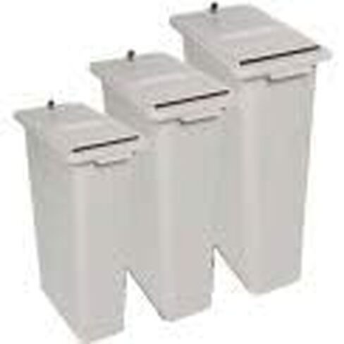 HSM 24" Lockable Shredder Bin, 16-Gallon Capacity, Gray, HSM1070070200, Lot of 1 in Kuwait
