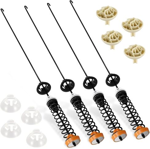 WTW7000DW3 WTW7500GC0 WTW7500GW0 MVWB765FC3 Washer Suspension Rod, 26 Inch Fit for Whirl-pool May-tag Ken-more Cro-sley WTW7000DW4 MVWB766FW1 WTW7000DW0 MVWB757JW0 11026132412 11026132413 11020372710 in Kuwait
