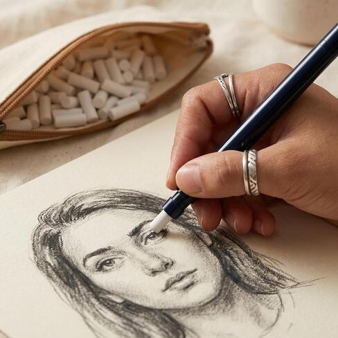 50 قطعة من عبوات ممحاة أقلام الرصاص الميكانيكية من OIIKI، عبوات ممحاة ملتوية عالمية يمكن استبدالها بدون أثر، لوازم تصحيح بالجملة لممحاة القلم لدفع صياغة أقلام الرصاص اليابانية - أبيض in Kuwait