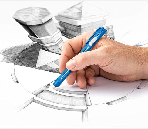مجموعة ممحاة بلاستيكية من Staedtler Mars 528 50 مع عبوات - 2 × حامل ممحاة، 4 × عبوات - عبوة من 6 قطع in Kuwait