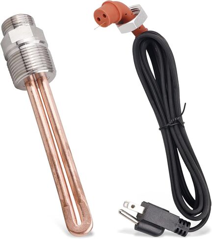 8605556 Engine Block Immersion Heater Compatible with Caterpillar 3406 3408 C9 C15 for Detroit Diesel 50 60 for Navistar for International V800 for Perkins 640, 120V 1500W w/Cordset Cord in Kuwait