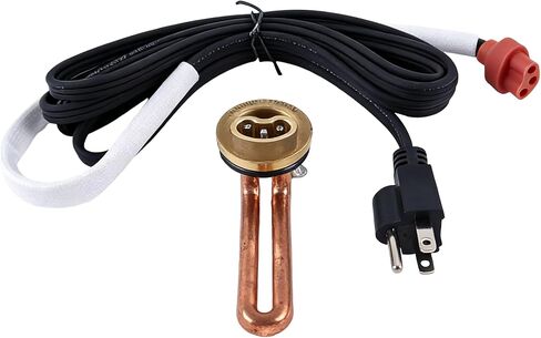 Freeze Plug Engine Block Heater Compatible with Ford Lincoln Mercury International Navistar, 6.9 & 7.3L IDI Diesel Engines 1983-1994 F250 F350 Excursion, 120v 1000w 1.5" Diameter in Kuwait