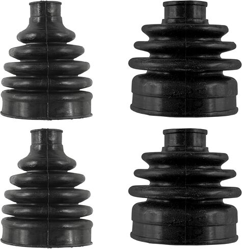 Caltric 2 Front Axle Inner Outer CV Boot Kit for Compatible with Yamaha Rhino 700 YXR700F 4WD Fi 2008-2013 in Kuwait