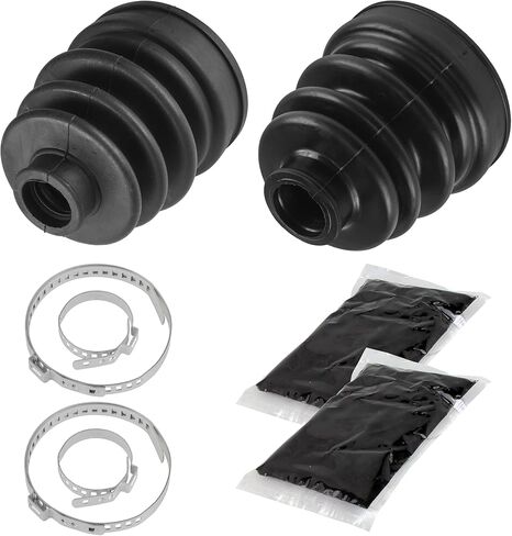 Caltric Front Axle Inner & Outer CV Boot Kit Compatible with Kawasaki Teryx 800 KRF800 2014-2023 / Teryx4 800 KRT800 2014-2025 in Kuwait