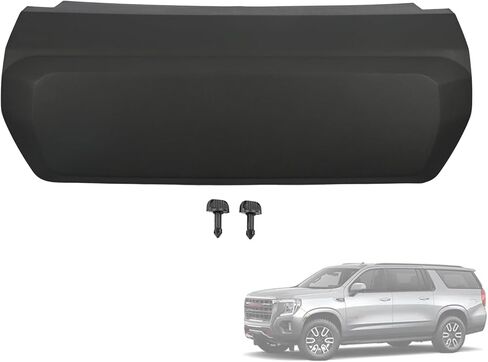 Rear Bumper Trailer Hitch Cover 85139540 Fit for Chevrolet Suburban Tahoe GMC Yukon 2021 2022 2023 2024 Replace 84340919 GM1129130 Tow Hitch Cover w/Mounting Clips in Kuwait