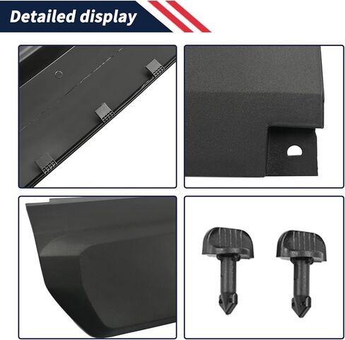 Rear Bumper Trailer Hitch Cover 85139540 Fit for Chevrolet Suburban Tahoe GMC Yukon 2021 2022 2023 2024 Replace 84340919 GM1129130 Tow Hitch Cover w/Mounting Clips in Kuwait