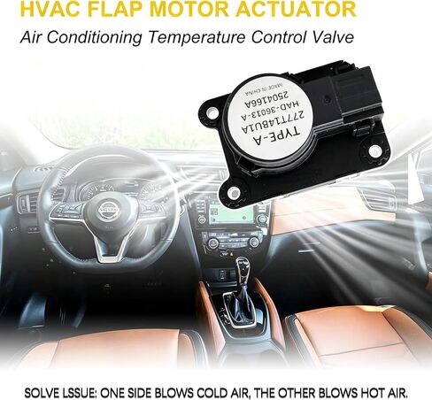 Upgraded HVAC Blend Door Actuator &Heater Valve Motor Compatible with Nissan Qashqai J11/ Rogue Sport 2014-2019 Intake Heating Flap Motor Actuator Bracket Replaces #277T1-4BU1A 277T14BU1A in Kuwait