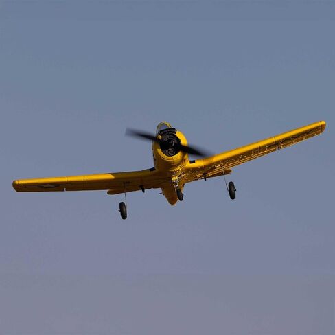 HobbyZone RC Airplane T-28 Trojan 450mm RTF (كل ما يلزم للطيران متضمن) مع خزنة، HBZ-1228 in Kuwait