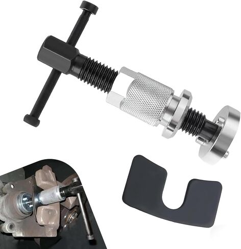 1 PC Brake Caliper Wind Back Tool Kit, Car Rear Brake Tool, Steel Brake Caliper Compression Tool, Universal Automotive Brake System Repair Accessories, for Most Cars (Silver) in Kuwait