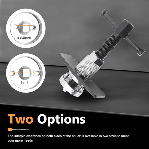 1 PC Brake Caliper Wind Back Tool Kit, Car Rear Brake Tool, Steel Brake Caliper Compression Tool, Universal Automotive Brake System Repair Accessories, for Most Cars (Silver) in Kuwait