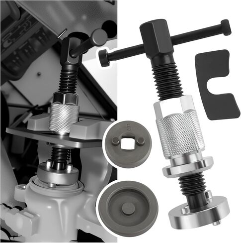 5PCS Brake Caliper Compression Tool Kit with Adapters,Heavy Duty Brake Caliper Tool for Brakes Pad Replacement,Professional Brakes Calipers Piston Compressor Tools for Cars,Trucks in Kuwait