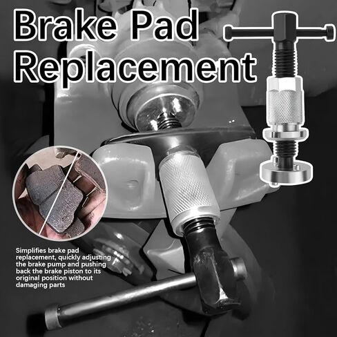 5PCS Brake Caliper Compression Tool Kit with Adapters,Heavy Duty Brake Caliper Tool for Brakes Pad Replacement,Professional Brakes Calipers Piston Compressor Tools for Cars,Trucks in Kuwait