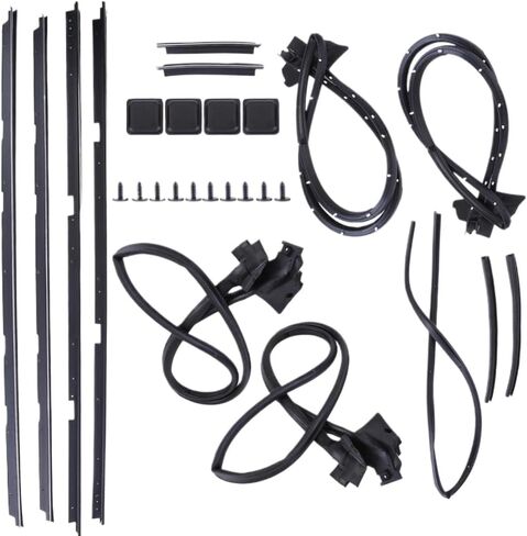 Weatherstripping Seal Kit Compatible with 1978-1987 El Camino Door Tailgate in Kuwait