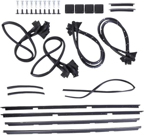 Weatherstripping Seal Kit Compatible with 1978-1987 El Camino Door Tailgate in Kuwait