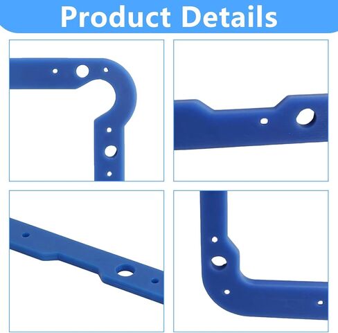 93107 حشية وعاء زيت ناقل الحركة المتوافقة مع ناقل الحركة الأوتوماتيكي Ford C4 Moroso 93107 حشية مطاطية عالية التحمل مع قلب فولاذي لا يتطلب مادة مانعة للتسرب in Kuwait