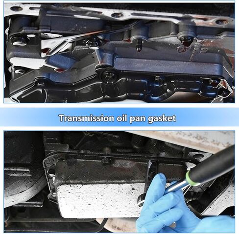 93107 حشية وعاء زيت ناقل الحركة المتوافقة مع ناقل الحركة الأوتوماتيكي Ford C4 Moroso 93107 حشية مطاطية عالية التحمل مع قلب فولاذي لا يتطلب مادة مانعة للتسرب in Kuwait