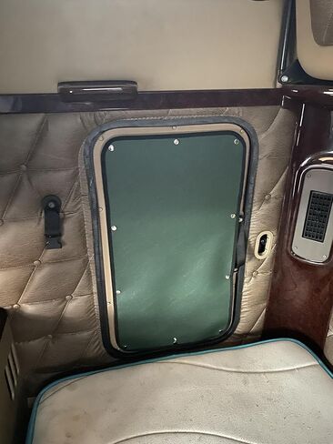 Freightliner Truck Curtain Fits Coronado and Century Emergency Door Curtain Sleeper Door Cover Window Cover Vinyl 1 Cover (Blue) in Kuwait