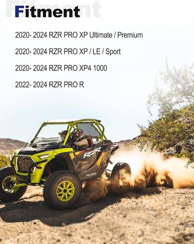 ZIDIYORUO Rear Dust Net for Polaris RZR PRO XP/4/Pro R (2020-2025) | UTV Mesh Window Guard - Keep Cabin 90% Dust-Free on Dry Trails, Stay Cool with Full Airflow | Quick-Release Bungee Sun Shade in Kuwait