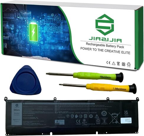 9JRV0 53XP7 053XP7 Laptop Battery Replacement for Dell Latitude 5521 5531 Precision 3561 3571 3581 3591 Series Notebook 05RGW 005RGW 11.4V 97Wh 8071mAh in Saudi Arabia