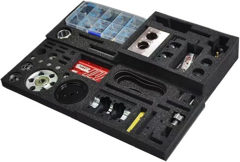 Engine ST-NF2 Mini Metal Engine Kit, Inline Double-Cylinder Four-Stroke Air-Cooled Nitro Interal Combustion Engine, F-Type Electric Plug, Fuel Tank, Oil Pipe, Ignition Power Module in Kuwait
