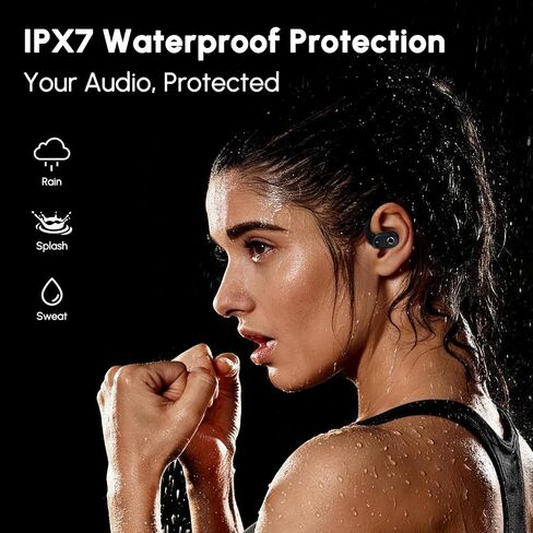 AI Translation Earbuds Real Time with 164 Languages, LED Display, 70H Noise Cancelling Translation Headphones, IPX7 Waterproof, Audífonos Traductores Inglés Español for Business Travel Study in Kuwait