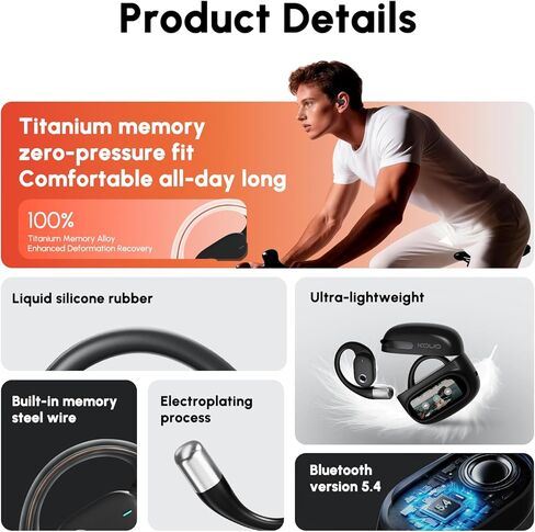 AI Translation Earbuds Real Time with 164 Languages, LED Display, 70H Noise Cancelling Translation Headphones, IPX7 Waterproof, Audífonos Traductores Inglés Español for Business Travel Study in Kuwait
