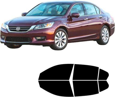 No Cutting Required — This precut Window Tint kit is Designed specifically for 2008-2012 Honda Accord 4 Door Sedan Models. Precision-Cut Patterns Ensure an Exact fit. (5% Dark) in Kuwait