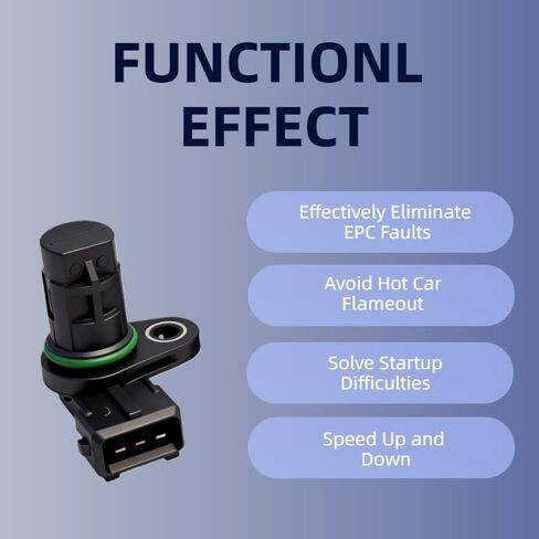 مجموعة مستشعر موضع عمود الحدبات مكونة من 2 يستبدل 39350-23910 PC661 يناسب Hyundai Elantra، Elantra Coupe، Elantra GT، Sportage، Spectra، Spectra5، Tiburon Kia Soul، Forte، Forte Koup، Forte5 in Kuwait
