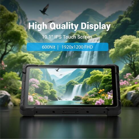 HEIGAOLA Rugged Tablet Win 11 Pro,Celeron Quad-Core 8GB RAM/128 GB ROM,FHD 10.1 INCH TouchScreen HDMI 2.0 Tablet PC IP67 Waterproof,16000mAh Battery,BT 5.2 WIFI 5.0 Ethernet in Saudi Arabia