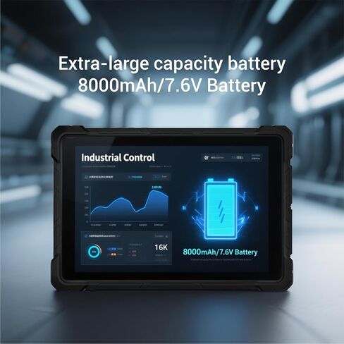 HEIGAOLA Rugged Tablet Win 11 Pro,Celeron Quad-Core 8GB RAM/128 GB ROM,FHD 10.1 INCH TouchScreen HDMI 2.0 Tablet PC IP67 Waterproof,16000mAh Battery,BT 5.2 WIFI 5.0 Ethernet in Saudi Arabia