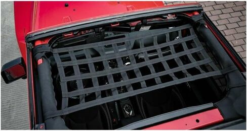 2pcs Heavy Duty Car Roof Bed Rest Mesh for Jeep for Wrangler 1987-1995 1997-1998 2000-2002 2004-2020 for Wrangler JK 2018 Upper,Front Black 2HDCRHBRCMFJW1 in Kuwait