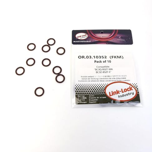 10 قطعة OR.03.10352 FKM فيتون ختم O-حلقة عدة من أنابيب الوقود BC3Q-8527-MA BC3Z-8527-E لفورد USA-C67DVTX T67DVTX in Kuwait