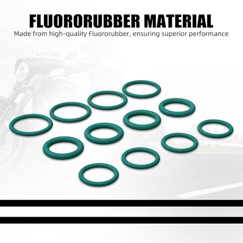 NICECNC Pushrod O-Ring Fluororubber Support Rod O-Ring Compatible with Harley Ultra Limited FLHTK 2014-2024, Road King FLHR 2017-2024, Replacement for 11293/11132A/11145A, See Fitment in Kuwait