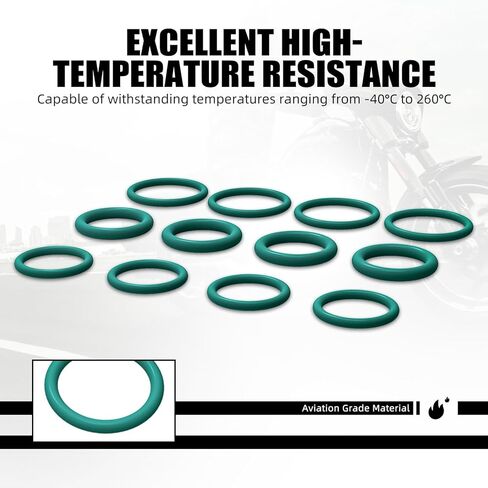 NICECNC Pushrod O-Ring Fluororubber Support Rod O-Ring Compatible with Harley Ultra Limited FLHTK 2014-2024, Road King FLHR 2017-2024, Replacement for 11293/11132A/11145A, See Fitment in Kuwait