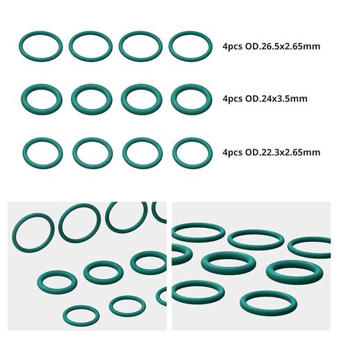 NICECNC Pushrod O-Ring Fluororubber Support Rod O-Ring Compatible with Harley Ultra Limited FLHTK 2014-2024, Road King FLHR 2017-2024, Replacement for 11293/11132A/11145A, See Fitment in Kuwait