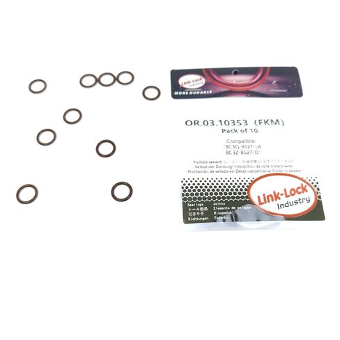 10 PCS OR.03.10353 FKM Viton Sealing O-Ring Kit of Fuel Pipe BC3Q-8527-LA BC3Z-8527-D for Ford USA-C67DVTX T67DVTX in Kuwait
