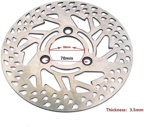 220mm 3 Hole Brake Disc with 70mm Hole Spacing Front and Rear Rotor Disc for Motorcycles Dirt Bikes ATV in Kuwait