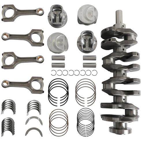 G4KH Engine Rebuild Kit Crankshaft Connecting Rod Pistons & Ring Set Bearings for Hyundai Sonata Santa Fe Genesis Kia Optima Sorento Sportage 2.0T L4 Gas 2011-2020 231112G000 235102G400 23410-2G410 in Kuwait