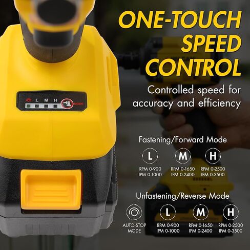 Wagan EL4500 OneVolt Cordless 3-in-1 Power Tool, 1/2 Inch Brushless Impact Wrench Kit with 280 ft-lbs Torque, 21V 3Ah Battery, Drill Bits, Screwdriver Bits and Impact Sockets for Car and Home in Kuwait