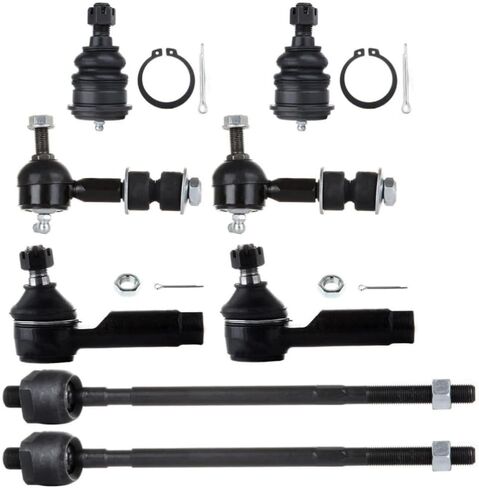 Suspension Kit Fits 8pcs Front Ball Joints Tie Rods Sway Bars Alloy Steel in Saudi Arabia