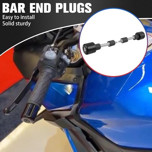 Motorcycle Handle Bar End Grips Plug Weights Hand Grips Plug Caps Replacement for Suzuki GSXS1000 GSX-S1000 GSXS 1000 2022 2023 2024 in Kuwait