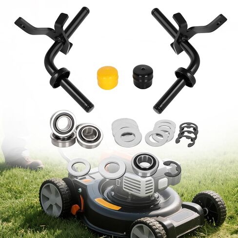 GY20047 GY20048 Front Wheel Bushing to Bearing Conversion Kit & Axle Steering Spindles Kit for John Deere L100 L105 L107 L108 L110 L111 L118 L120 L130 G110 Scotts L1742 L2048 | for Sabre Scotts Sabo in Kuwait