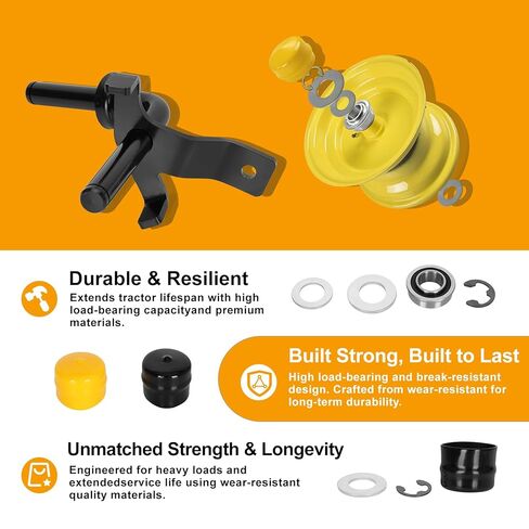 GY20047 GY20048 Front Wheel Bushing to Bearing Conversion Kit & Axle Steering Spindles Kit for John Deere L100 L105 L107 L108 L110 L111 L118 L120 L130 G110 Scotts L1742 L2048 | for Sabre Scotts Sabo in Kuwait