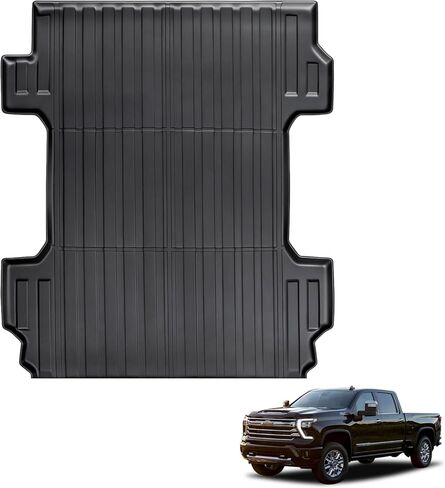 حصيرة سرير الشاحنة لـ 2023-2026 Chevy Colorado/GMC Canyon 5FT، بطانة سرير الشاحنة الثقيلة للحماية من جميع الأحوال الجوية ملحقات كولورادو باللون الأسود in Kuwait