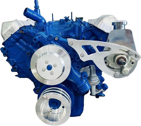 متوافق مع 429 460 Ford Saginaw Power Steering Bracket BBF Mechanical WP PS in Kuwait