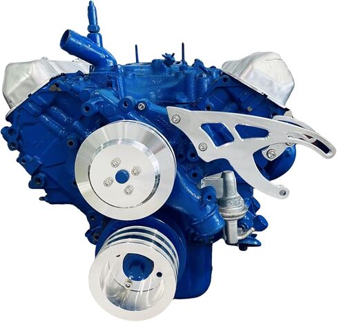 متوافق مع 429 460 Ford Saginaw Power Steering Bracket BBF Mechanical WP PS in Kuwait